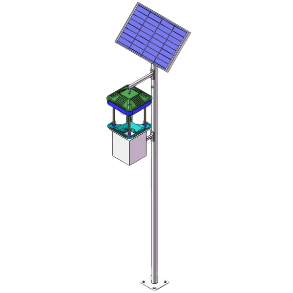 Lampe solaire anti-insectes à aspiration éolienne pour une agriculture intelligente
