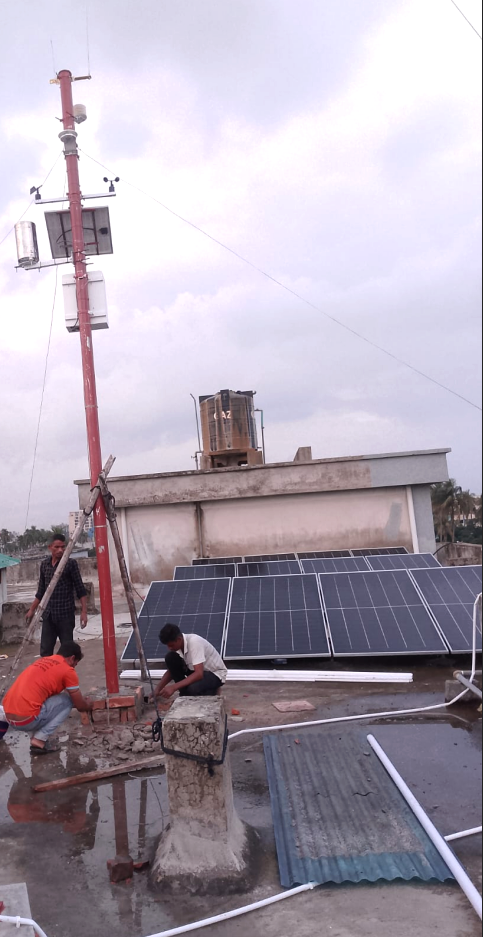 Stations météorologiques PV NiuBoL utilisées dans un projet solaire en toiture au Bangladesh - référence projet